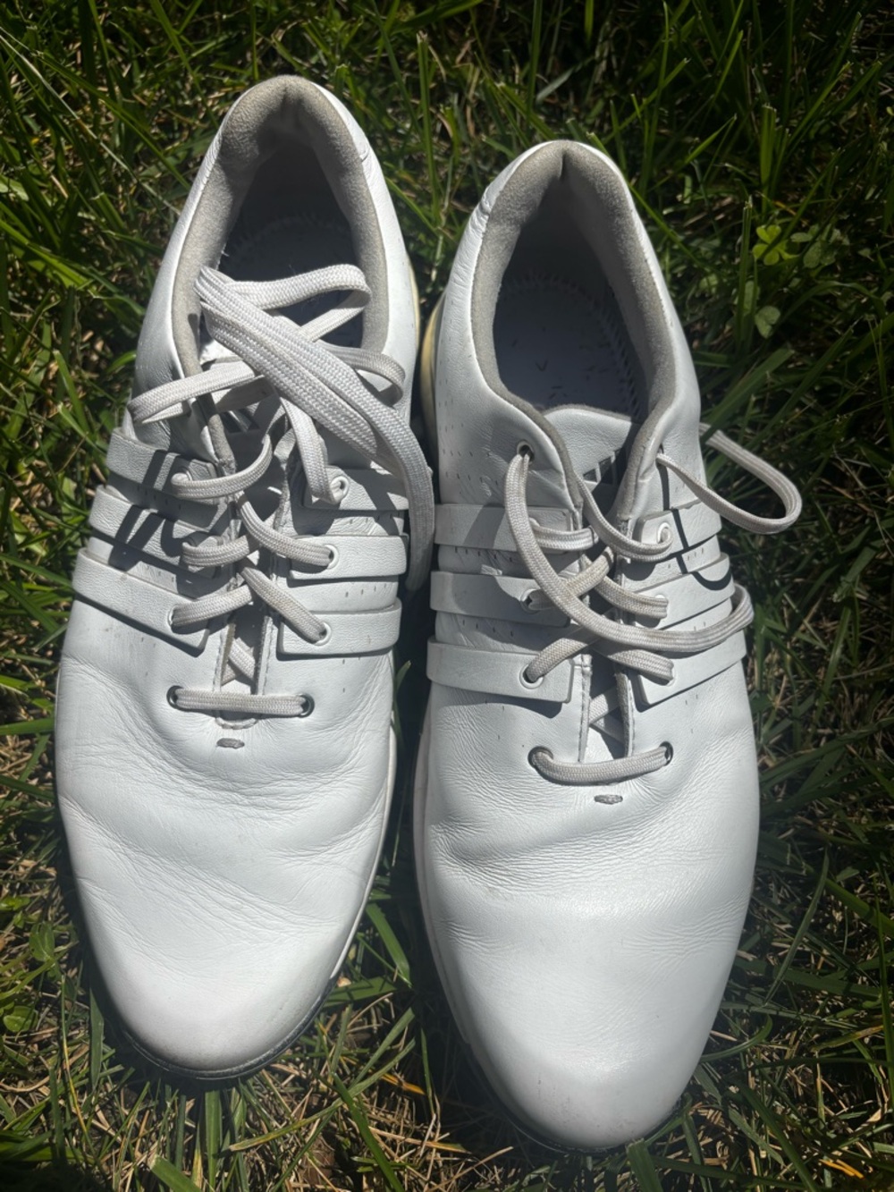 ADIDAS Golf Shoes Tour360 24 BOOST  White White Silver Mens Size 11